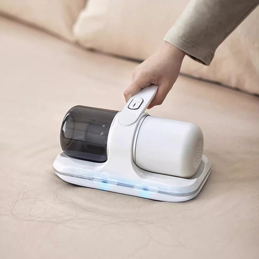 120W Powerful Rechargeable Handheld Vacuum Cleaner for Pet Hair – Portable Lightweight Car & Home Vacuum for Carpets, Beds, Furniture | USB Charging | Blue | Quick Dry/Wet Cleaning